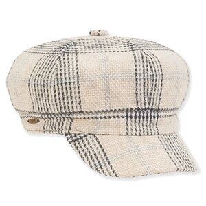 Trendy Plaid Newsboy Cap